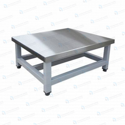 Подтоварник ПТ 600x400x300, каркас сварной из окрашенной трубы, столешница AISI430